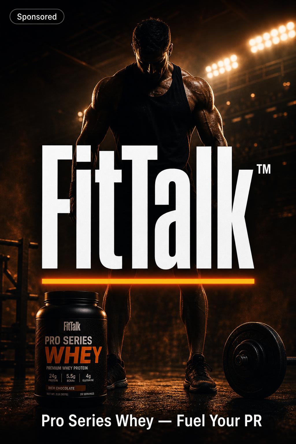 FitTalk Pro Series Whey — Sponsored